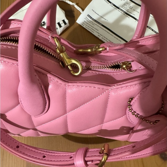 🥰 Coach Bow Bag With Quilting - Picture 10 of 13